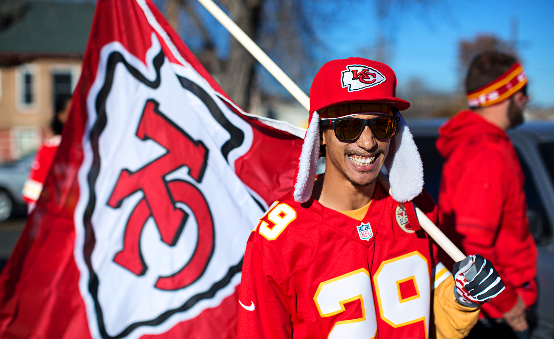 Sports Photographer STEVE BOYLE - Kansas City Chiefs Fans - NFL Football
