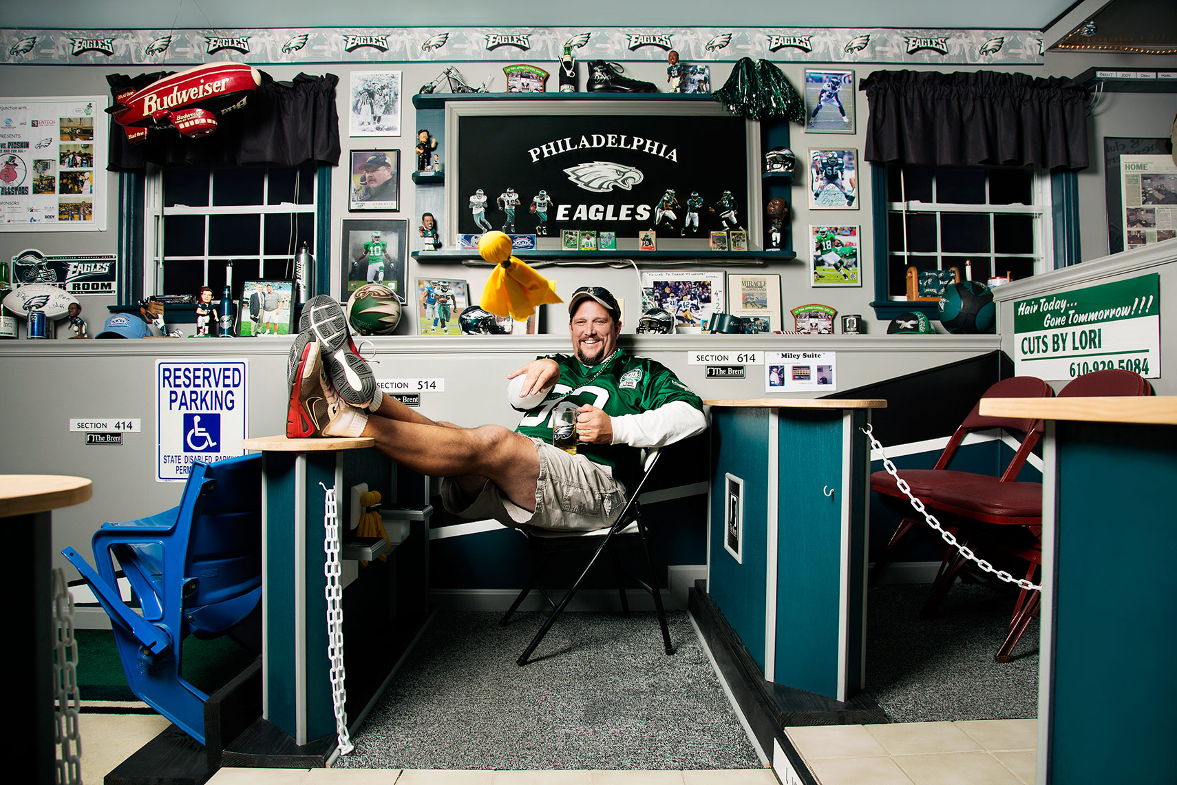 Sports Photographer STEVE BOYLE - Philadelphia Eagles Fans - NFL Football