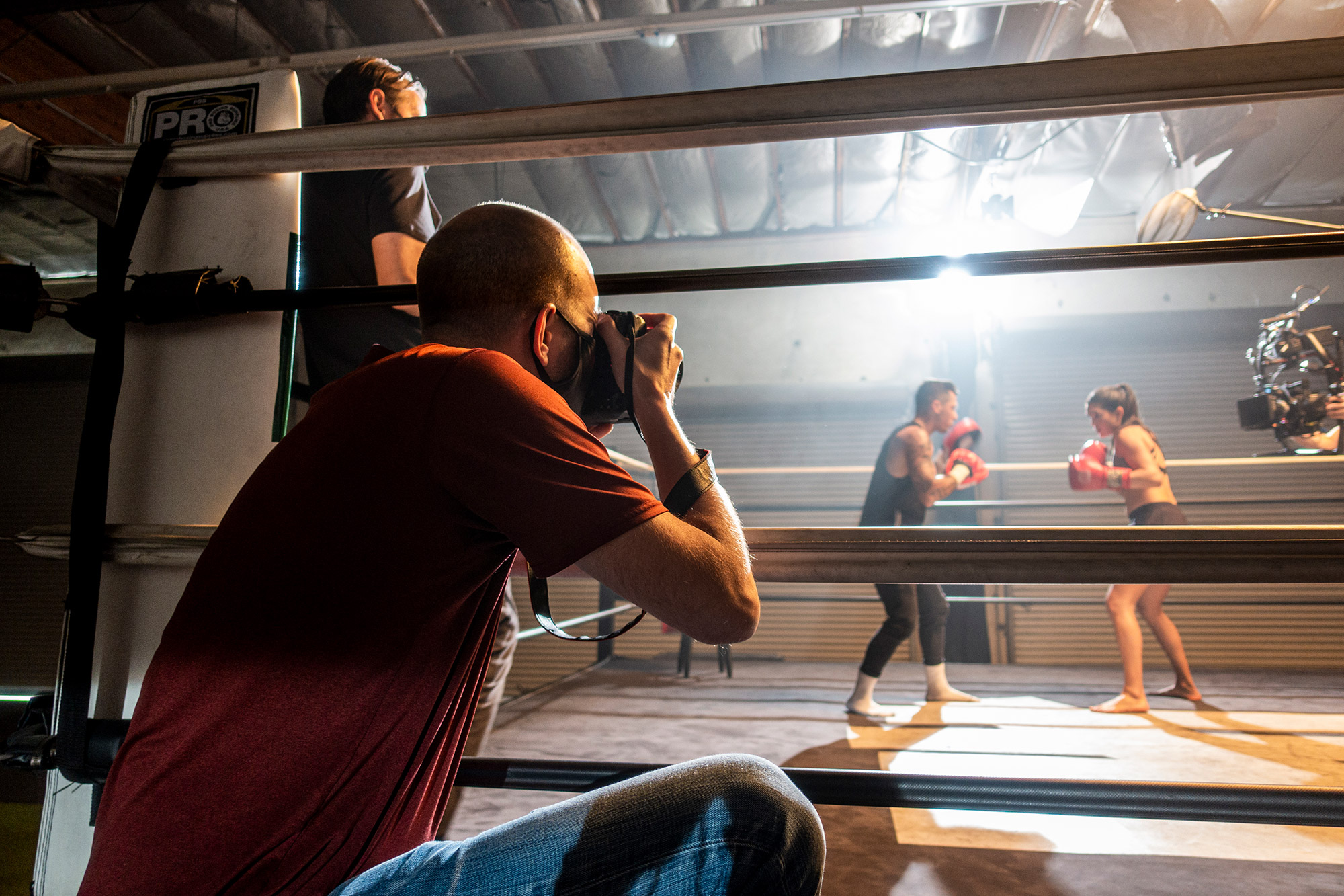 Philadelphia Sports Photographer Steve Boyle  - Behind the Scenes Photoshoot - Boxing