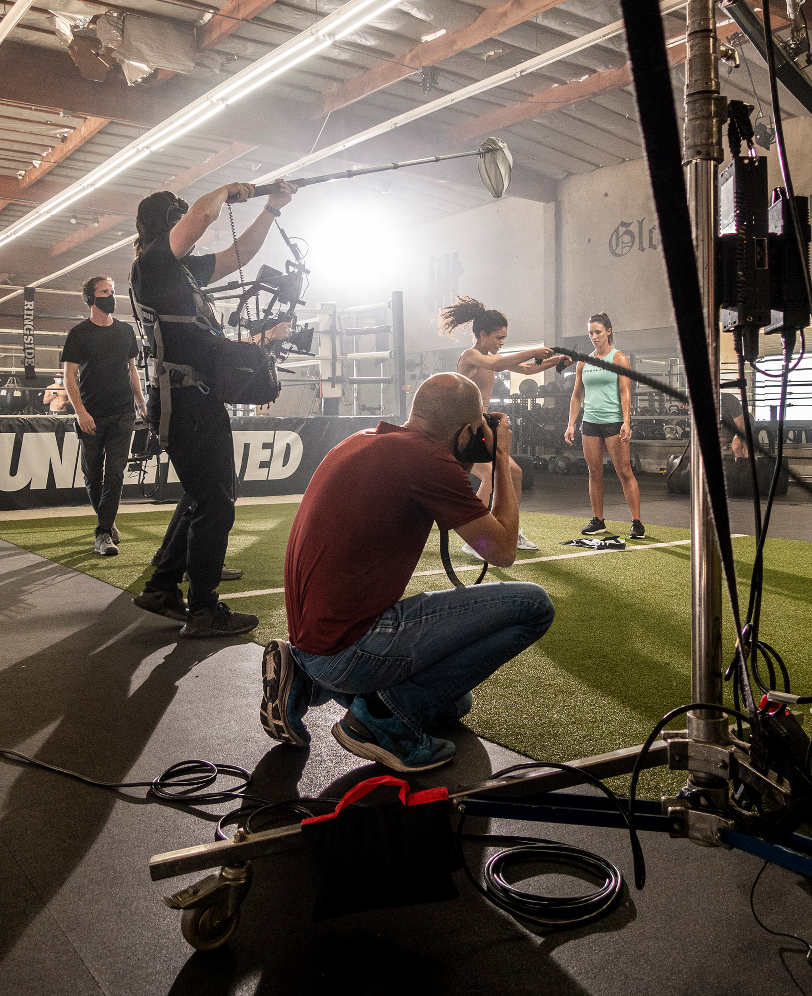 Philadelphia Sports Photographer Steve Boyle  - Behind the Scenes Photoshoot - Crossfit Fitness