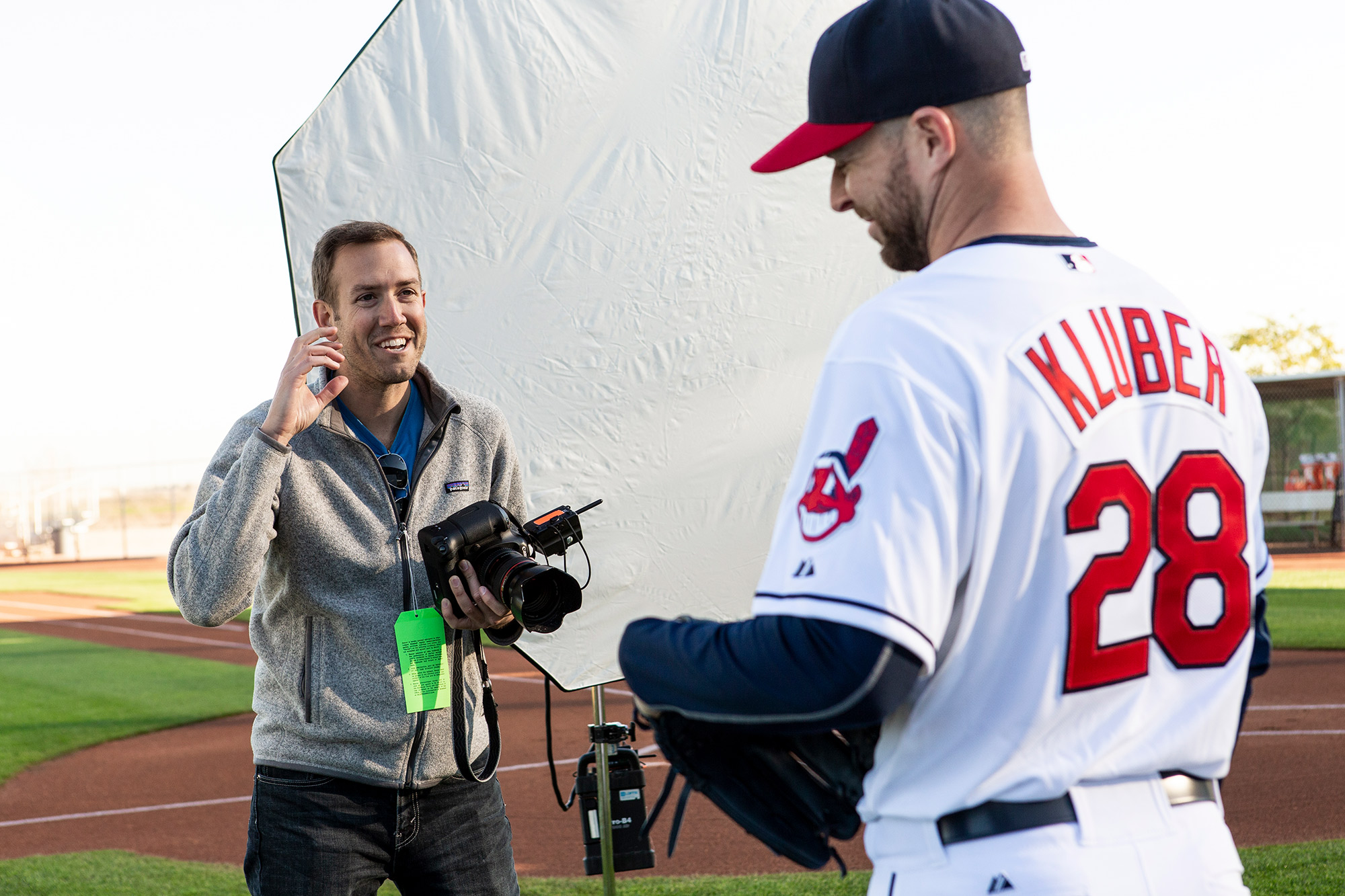 Philadelphia Sports Photographer Steve Boyle  - Behind the Scenes Photoshoot - Major League Baseball