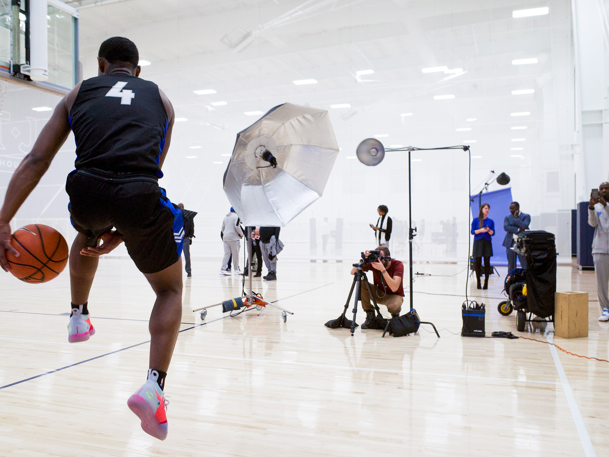Philadelphia Sports Photographer Steve Boyle  - Behind the Scenes Photoshoot - High School Basketball