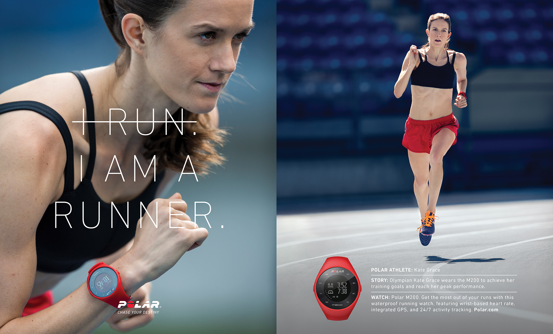 Sports Photographer STEVE BOYLE - Polar Heartrate Monitors, Fitness Trackers and GPS Watches - Kate Grace - Running